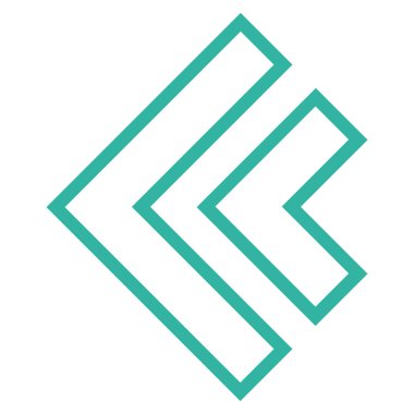 Yön sol ince çizgi vektör simgesi