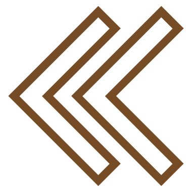 Shift Sol anahat vektör simgesi