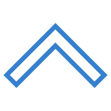 Anahat vektör simge yukarı ok ucu