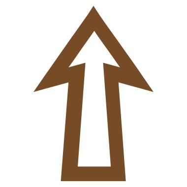 Kontur vektör simge yukarı ok