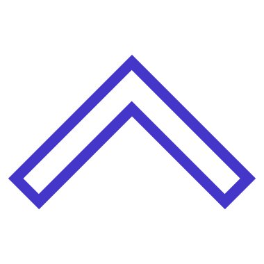 İnce çizgi vektör simge yukarı ok ucu