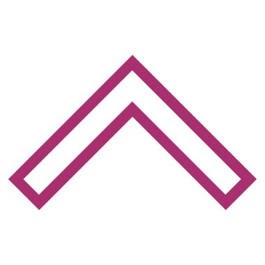 İnce çizgi vektör simge yukarı ok ucu