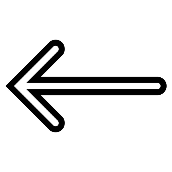 Векторная иконка стрелки слева — стоковый вектор