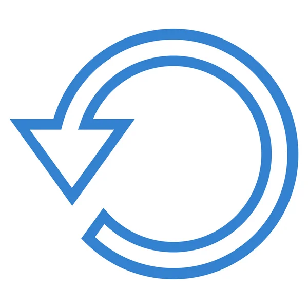 Rotate Stroke Vector Icon — Stock Vector