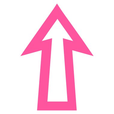 Kontur vektör simge yukarı ok