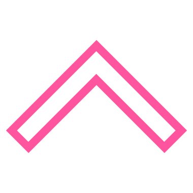 Anahat vektör simge yukarı ok ucu