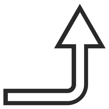 Kontur vektör simge kadar açmak