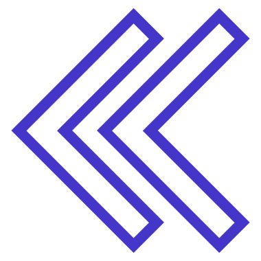 Shift sol kontur vektör simgesi