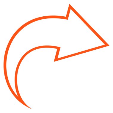 İnce çizgi vektör simge Yinele