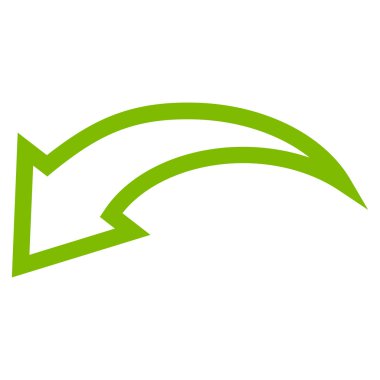 Kontur vektör simgesi geri al