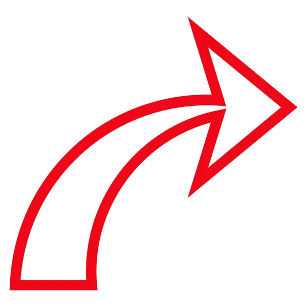 Redo Contour Vector Icon — Stock Vector