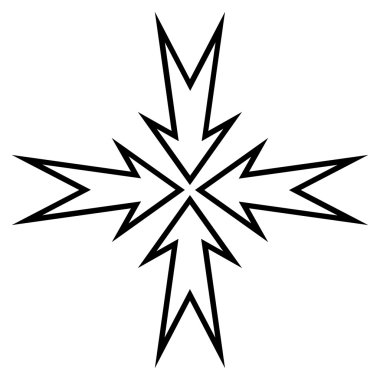 Oklar anahat vektör simge sıkıştırmak