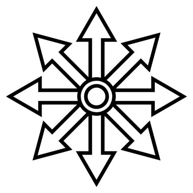 Oklar kontur vektör simgesini genişletin