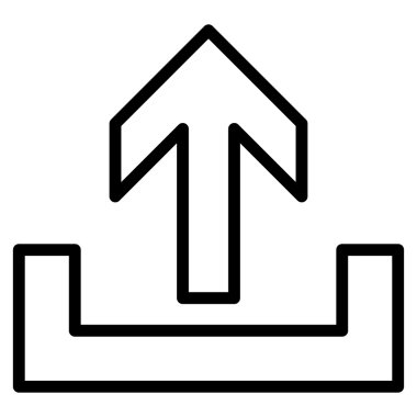 Kontur vektör simge yüklemek