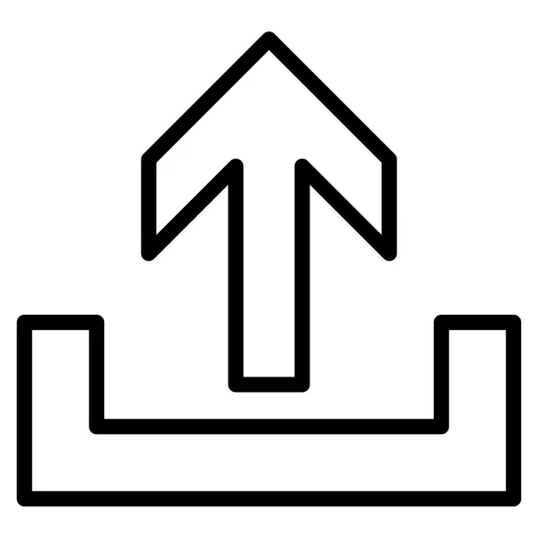 Carregar ícone do vetor de contorno —  Vetores de Stock