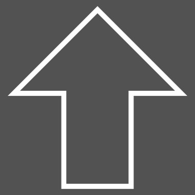 Anahat vektör simge yukarı ok