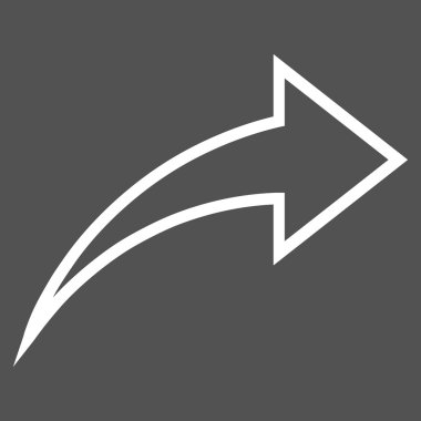 Kontur vektör simge Yinele