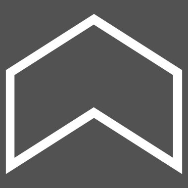 Anahat vektör simge yukarı ok ucu