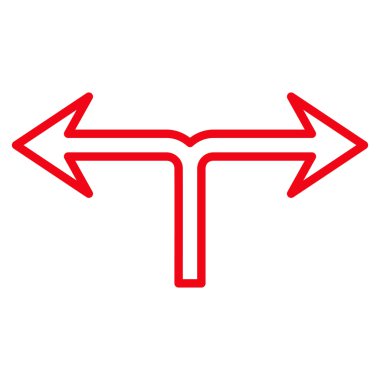 Ok bölmek şu kontur vektör simge yaptı