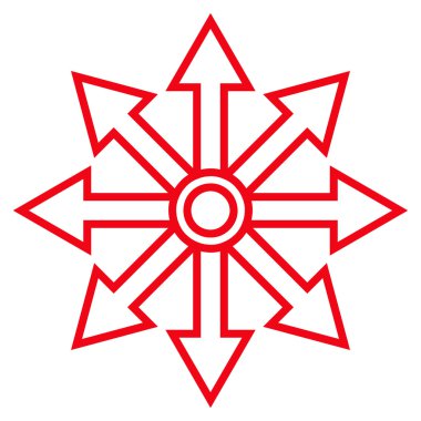 Oklar kontur vektör simgesini genişletin