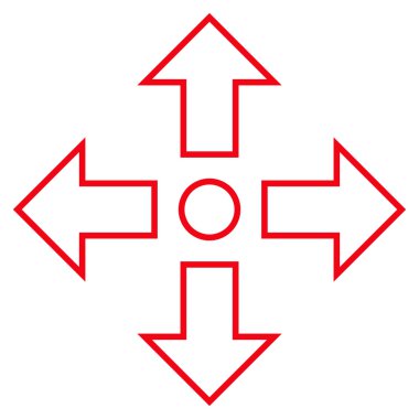 Oklar ince çizgi vektör simge en üst düzeye çıkarmak