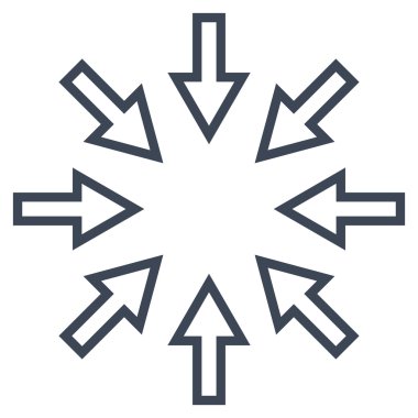 Kompakt okları vektör simge kontur