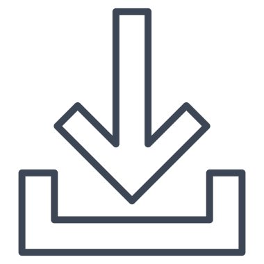 Kontur vektör simge indirme