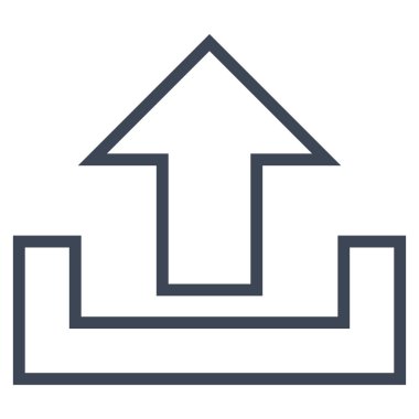 Kontur vektör simge yüklemek