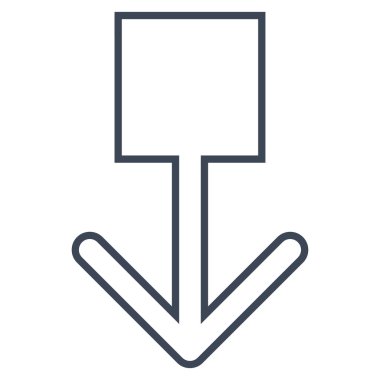 Kontur vektör simgesi çekin