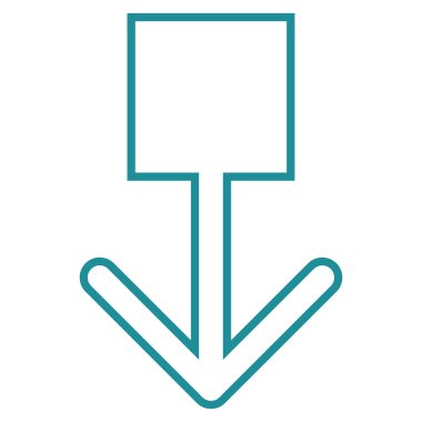 Kontur vektör simgesi çekin