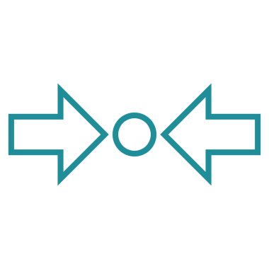 Basınç yatay kontur vektör simgesi