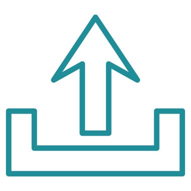 Kontur vektör simge yüklemek