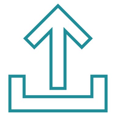 Kontur vektör simge yüklemek