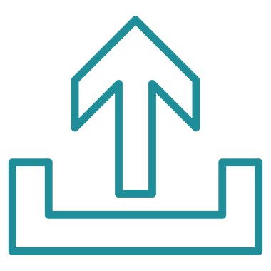 Kontur vektör simge yüklemek