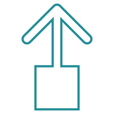 Kontur vektör simge çekin