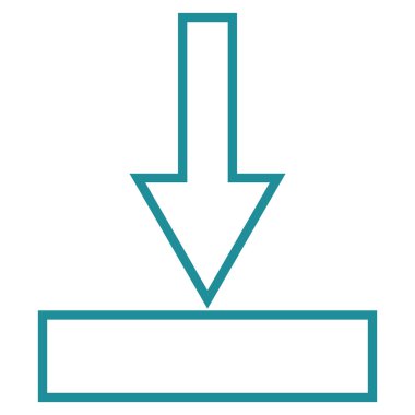 Anahat vektör simgesi itmek