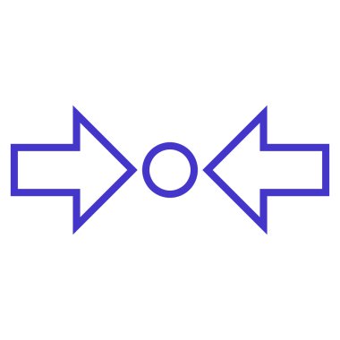 Basınç yatay kontur vektör simgesi