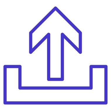 Kontur vektör simge yüklemek