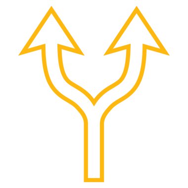 Kontur vektör simge yukarı seçim ok