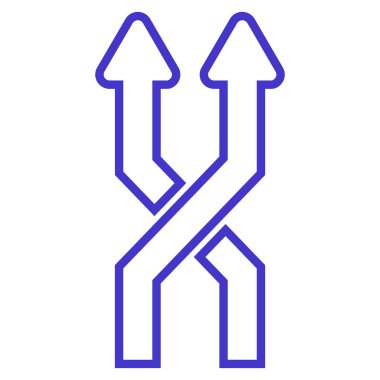 Oklar dikey ince çizgi vektör simge mix