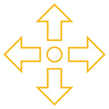 Oklar ince çizgi vektör simge en üst düzeye çıkarmak