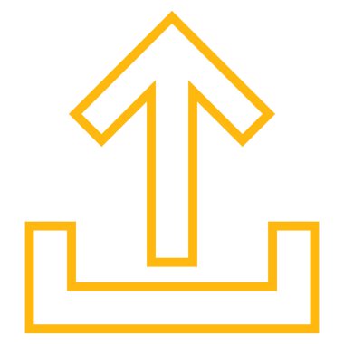 Kontur vektör simge yüklemek