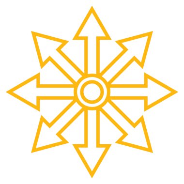 Oklar kontur vektör simgesini genişletin