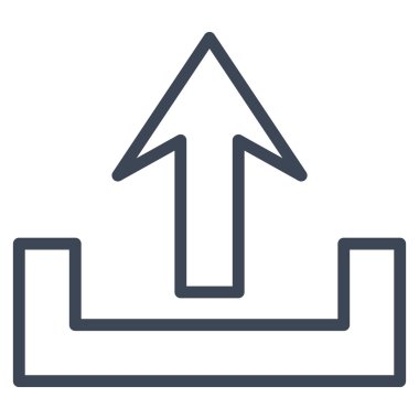 Kontur vektör simge yüklemek