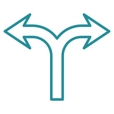 Seçimi ok sol şu ince çizgi vektör simgesi