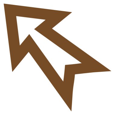 İnce çizgi vektör simge kadar sol ok