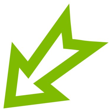 Anahat vektör simgesi sol ok