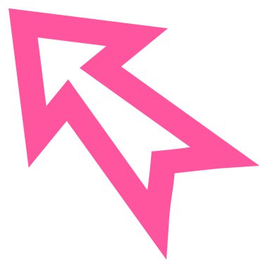 Kontur vektör simge kadar sol ok