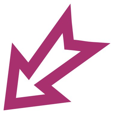 İnce çizgi vektör simgesi sol ok