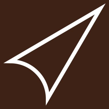 Anahat vektör simge yukarı ok ucu